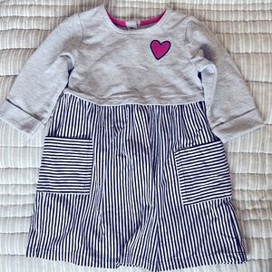 Girls dress with heart 3T